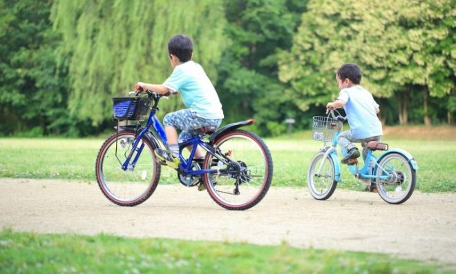自転車 で 出かける