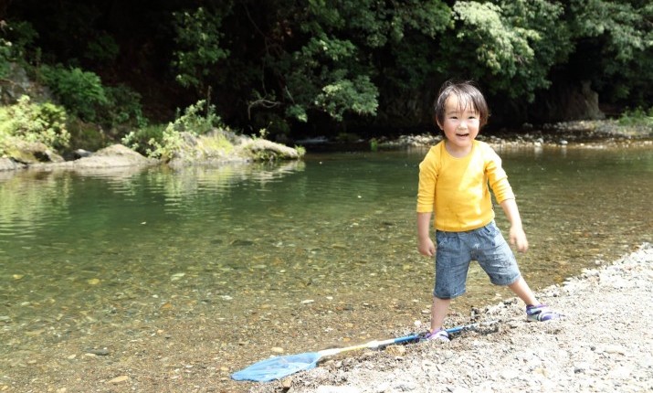 川遊びは油断大敵