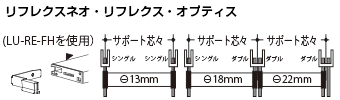 灯具のカット寸法注意