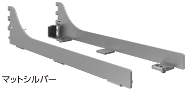 SS2-WIBS-R/L 木棚簡易固定金具付きブラケット19（落とし込みタイプ左右セット）